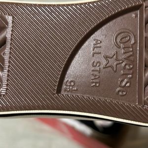 9.5 men’s black Converse All Star 70 hi. Brand new, never worn.